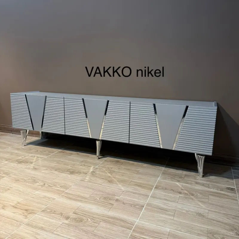 LINZA VAKKO Никель | ТВ-подставка  цвет Металик