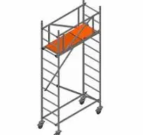 CÖMERT CB-00003182 | Передвижные строительные леса алюминиевые 2x4=8 м