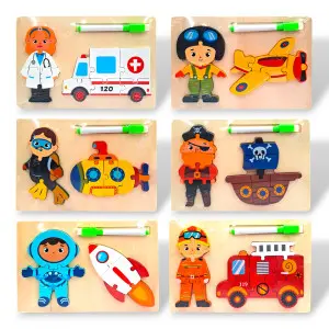 BK BK-00102267 | Wooden Kids Puzzle 14.5x22 cm