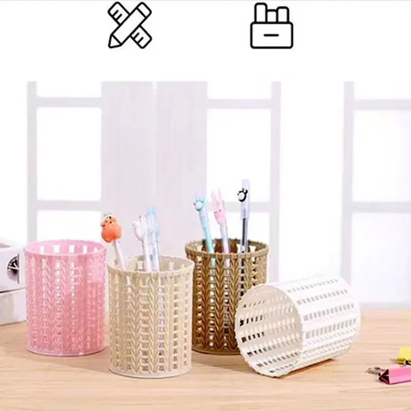 Uniplast UP-00010094 | Plastic Pen Holder Durable Office Desk Organizer