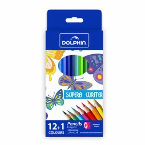 Dolphin 00-00000558 | Color Pencils 12+1 Colors