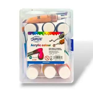 BLK BK-00102236 | Akril Boýag Toplumy 12 Reňk 25 ml