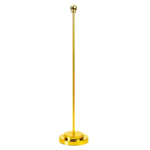 00-00003768 | Metal Desktop Flagpole Durable Metallic Build