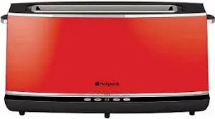 Тостер Hotpoint - Красный, 1000 Вт, Один слот
