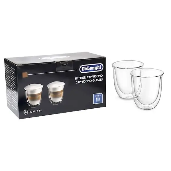 Cappuccino Delonghi Mug Set (2 pcs)