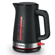 Электрочайник Bosch, черный, 2400Вт, 1.7Л