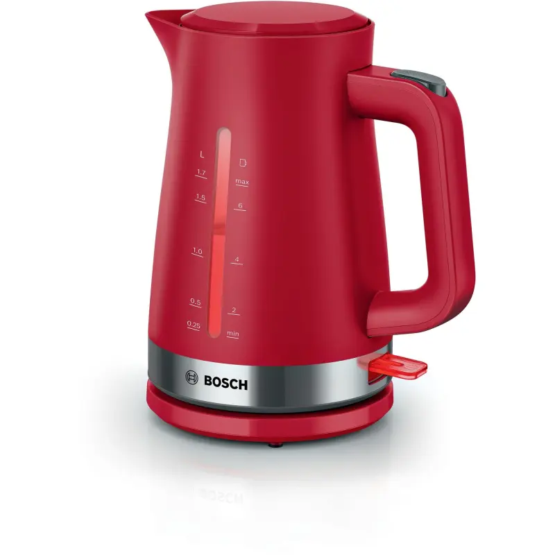 Электрочайник Bosch, 1.7 Л, 2400 Вт, Красный