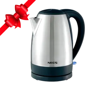Электрочайник NEOS 2200W 1.7L Нержавеющая сталь