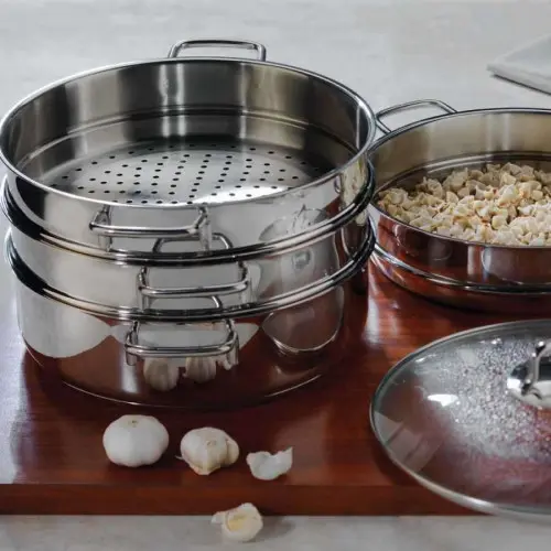 KORKMAZ A1524 | Manti Set Stainless Steel for Professional Kitchens