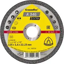 KLINGSPOR 340953 | Cutting Disc Steel/Inox/Alu 230x1.9x22.23 mm Concave
