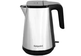 Hotpoint WK30MUM0UK | Electric Kettle 3000W Stainless Steel 1.7L