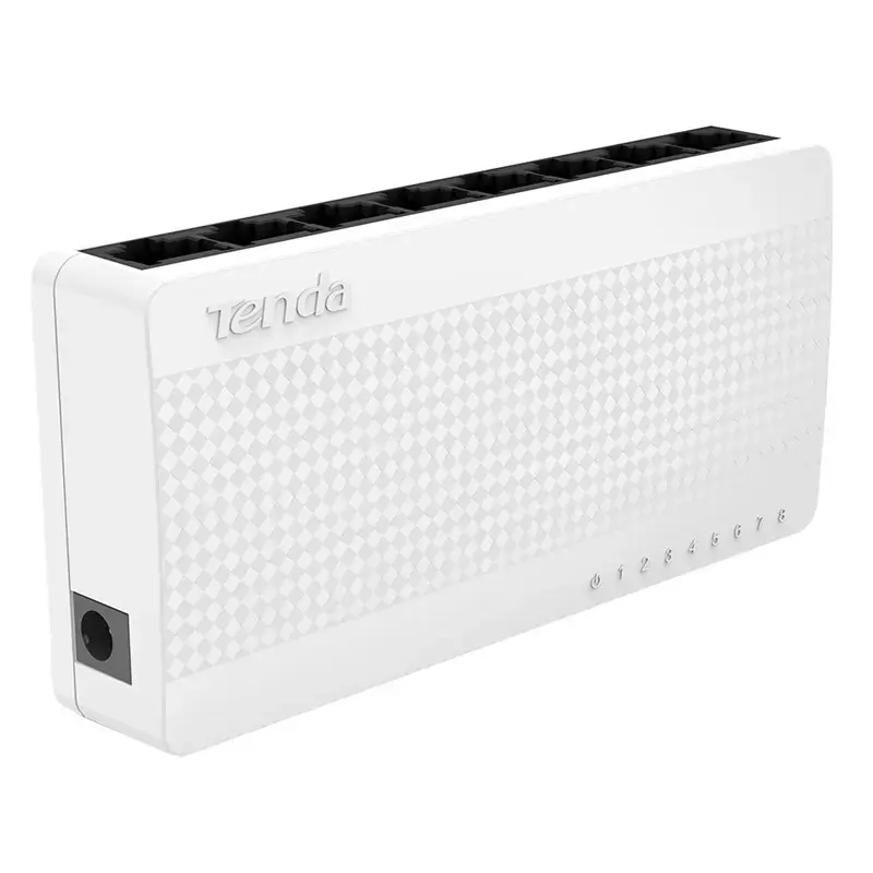 Tenda | 8-Port Fast Ethernet Switch Compact Plug-and-Play