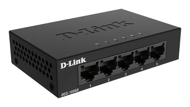 D-Link DGS-1005D | 5-портовый гигабитный сетевой свитч компактный