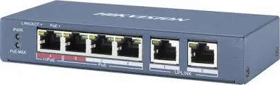 HIKVISION DS-3E0106P-E/M | PoE Switch 4-Port Unmanaged 35 W