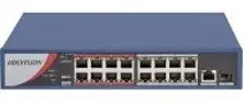Hikvision DS-3E0318P-E(C) | PoE-коммутатор 16 портов неуправляемый 225 Вт