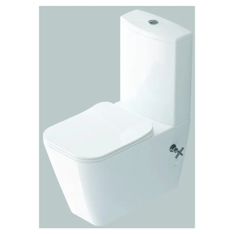 Idevit SET3204-0317-001-1-6202 | Floor-standing Toilet-Bidet Ultra-slim Seat