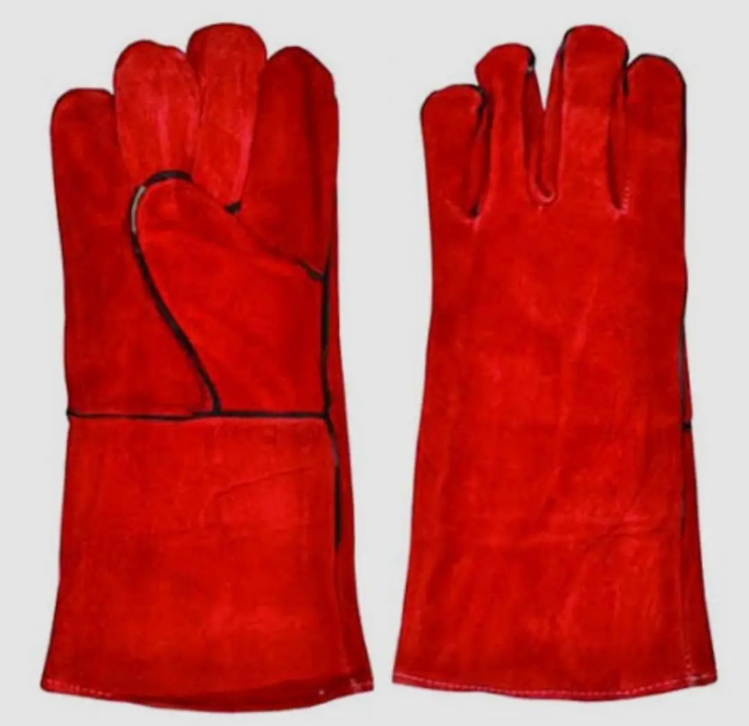 Перчатки сварочные из жаропрочной кожи