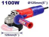 Emtop EAGR11051 | Angle Grinder 125mm 1100W