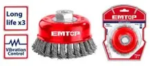 Emtop EWCB20755 | 75mm simli kubok şotka bolgarka üçin