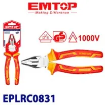 Emtop EPLRC0831 | Insulated Pliers 1000V 8in (200mm)