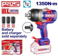 Emtop ECIWL201351 | Bolt Düşüriji 20V 1350Nm Fırçasyz
