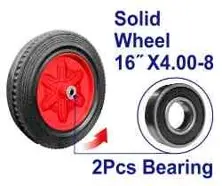 Emtop EWWEL410D | Rigid Caster Wheel 160kg Heavy Duty