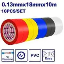 Emtop EMPN1023 | Insulation Tape Set 10pcs 10m