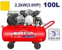 Emtop EACPB30103 | Compressor 100L 2.2kW