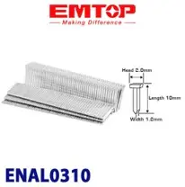 Emtop ENAL0310 | Stepler çüýleri 10mm x 1.2mm