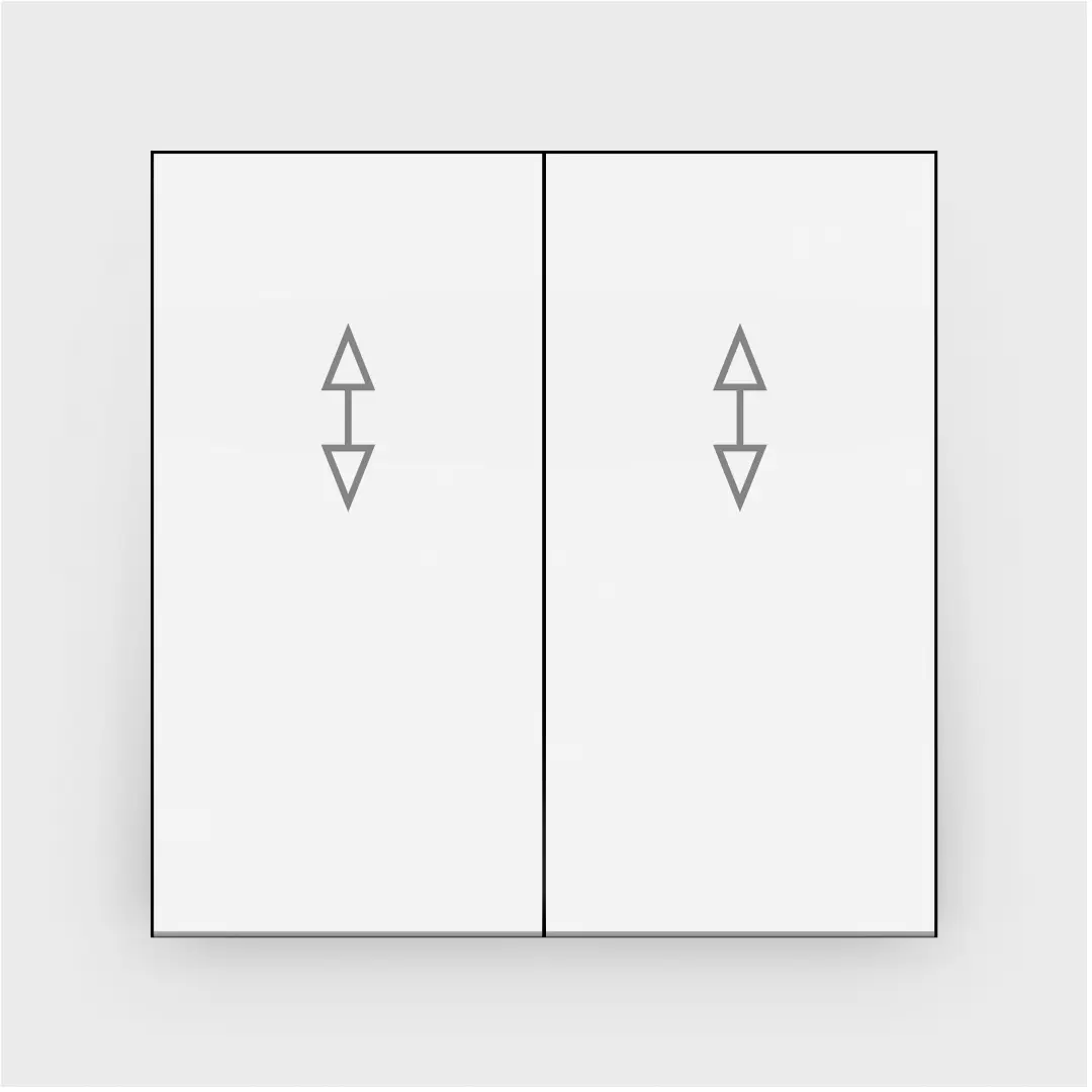 Moderna E01050 | Iki düwmeli açar 10A iki taraplaýyn gizlin gurnama