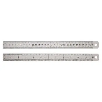 Unbranded | Metal Ruler 30 cm Stainless Steel
