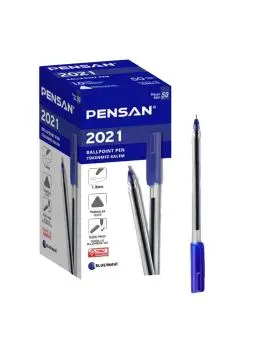 Pensan 2021 | Şarikli ruçka 1.0 mm gök, gara, gyzyl