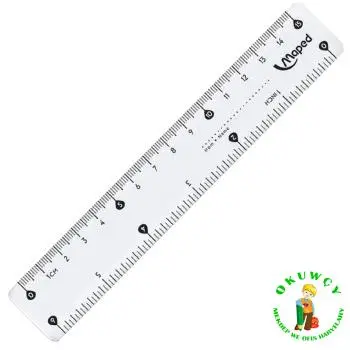 Maped 211150 | Линейка пластиковая 15 см прозрачная