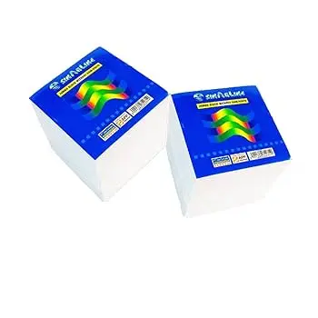 No Brand 9*9*9 | Non-Adhesive Note Cube 9x9x9 White