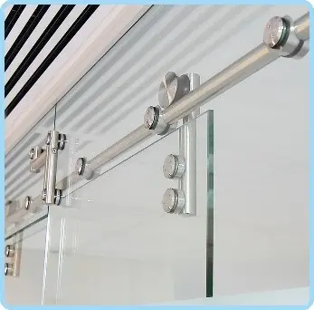 Shower Partition Sliding System 190 cm x 210 cm 10 mm Glass
