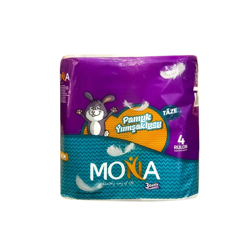 MONA | Toilet Paper 4 Rolls Purple Pack