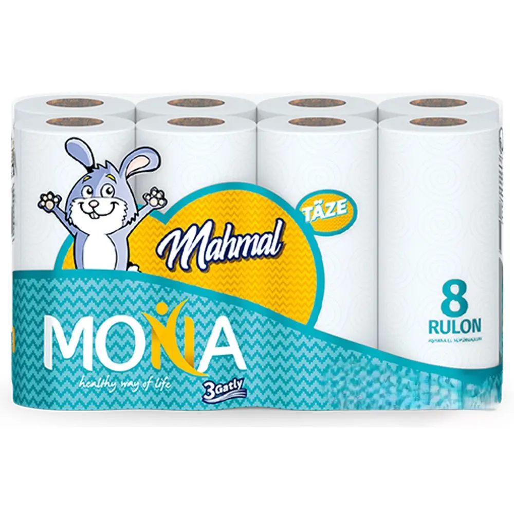 MONA | Gök El Kagyz Polotensasy Uly Bukja 8 Rulon