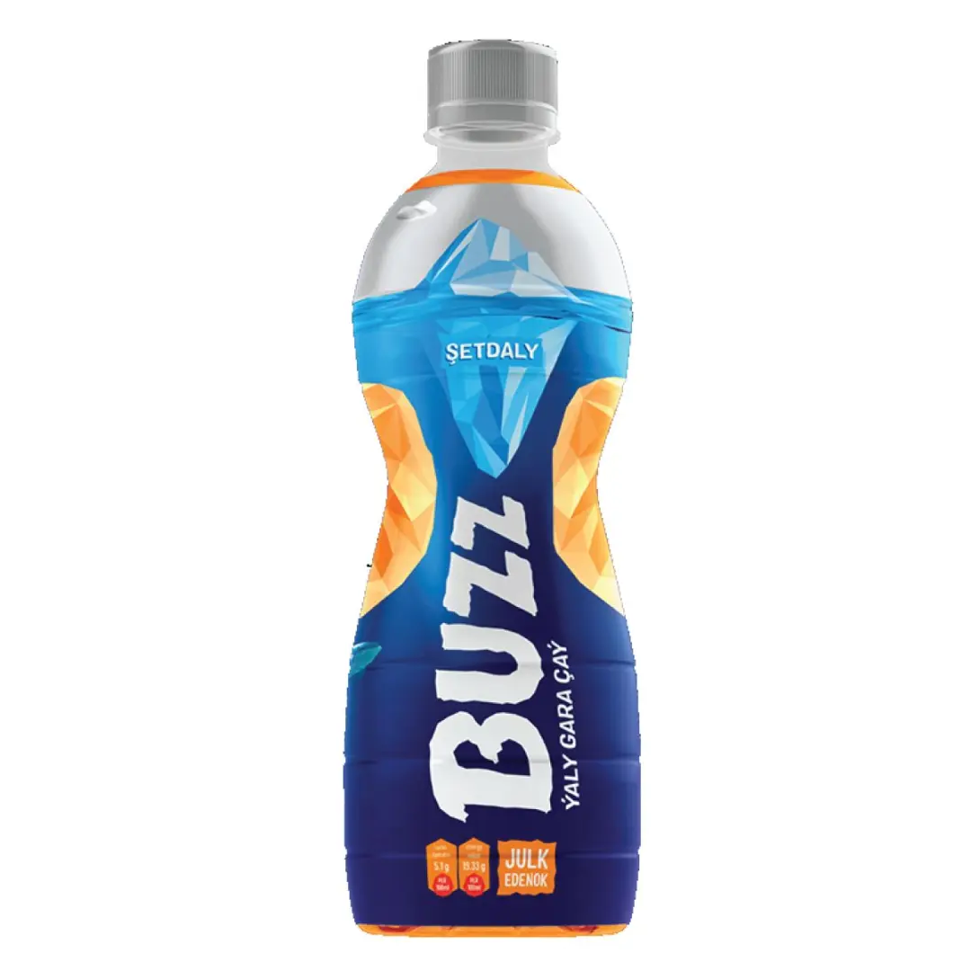 BUZZ | Холодный черный чай Персик 400 мл Блок