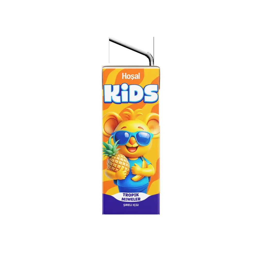 Hosal Kids | Şire Tropiki 200 ml, blok 24 sany