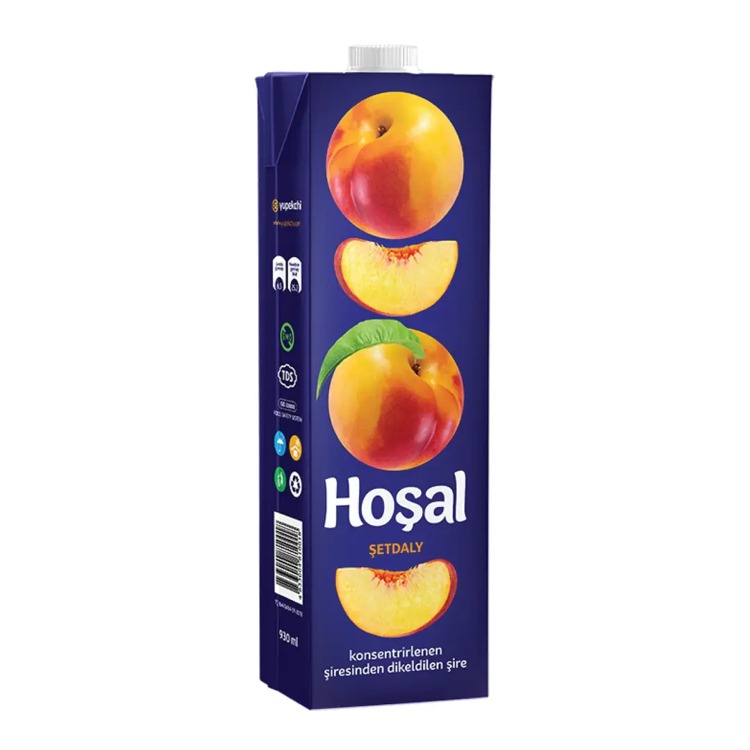 Hoshal | Сок персиковый, блок 12 шт.