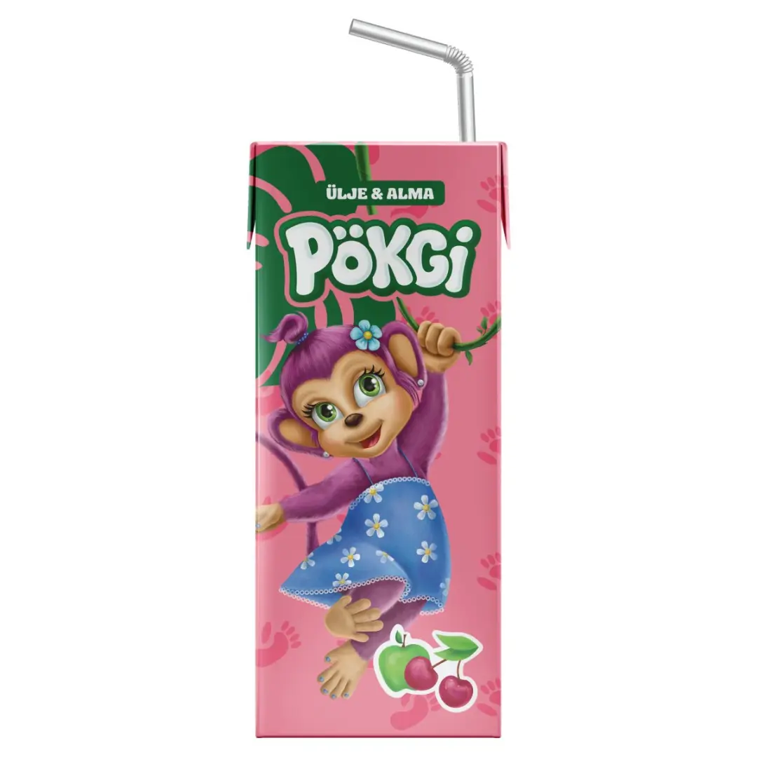 Pokgi | Wişne-Alma Şiresi 200 ml Blok 24 sany