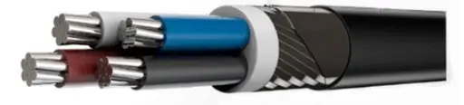 HASÇELİK HS.NAYFGbY 3x35+16mm² | Armored Aluminum Cable Black