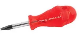 IZELTAŞ 4110 17 5525 | Короткая отвертка с прямым шлицем 5.5x25мм