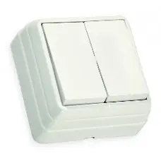 MUTLUSAN 2160 302 0201 | Double Outdoor Switch Weather-Resistant