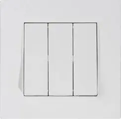 MUTLUSAN 2220 409 0201 | Triple Switch Screw White