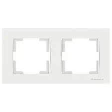 MUTLUSAN 2220 800 1201 | Double Horizontal Frame White ABS