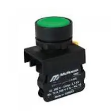 MUTLUSAN 010 104 000004 | 22mm Başlaýyş Düwmesi Ýaşyl