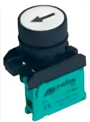 MUTLUSAN 010 104 000012 | Başlanýan Dügme 22mm Ak Oklan 1NO