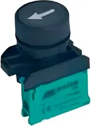 MUTLUSAN 010 104 000011 | Push Button Switch 22mm Black Arrow 1NO