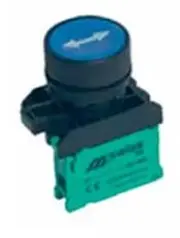 MUTLUSAN 010 104 000010 | 22mm Başlangyç Düwmesi Gök 1NO